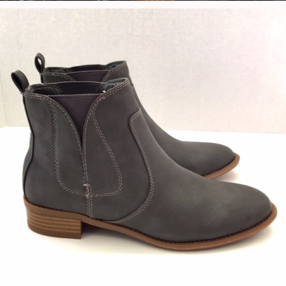 Gray Chelsea Boots